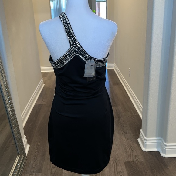 Michael Costello x REVOLVE Yasmin Mini Dress in Black - Picture 9 of 11